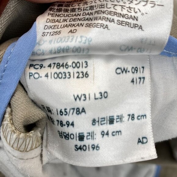 Dockers Mens Pants 31x30 Slim Fit Khaki Cotton Blend Chino Straight Leg Casual - Picture 3 of 8